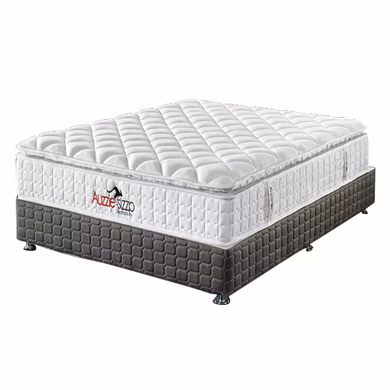 Muebles del mismo tamaño, cama de hotel, colchón ortopédico de resorte suave de espuma viscoelástica comprimida tamaño Queen King